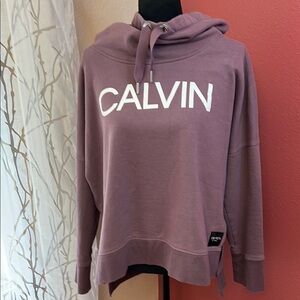 Calvin Klein Performance Cowl Neck Hooded Sweatshirt